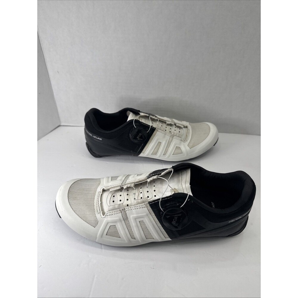 Pearl Izumi Attack Road BOA Cycling Shoes Men EU 39 US 6 White Black
